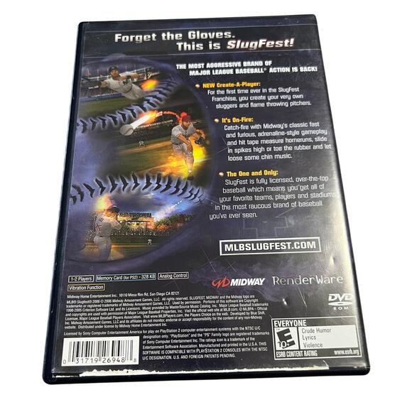 MLB SlugFest 2006 for Playstation 2 Complete in Box - Picture 2 of 6